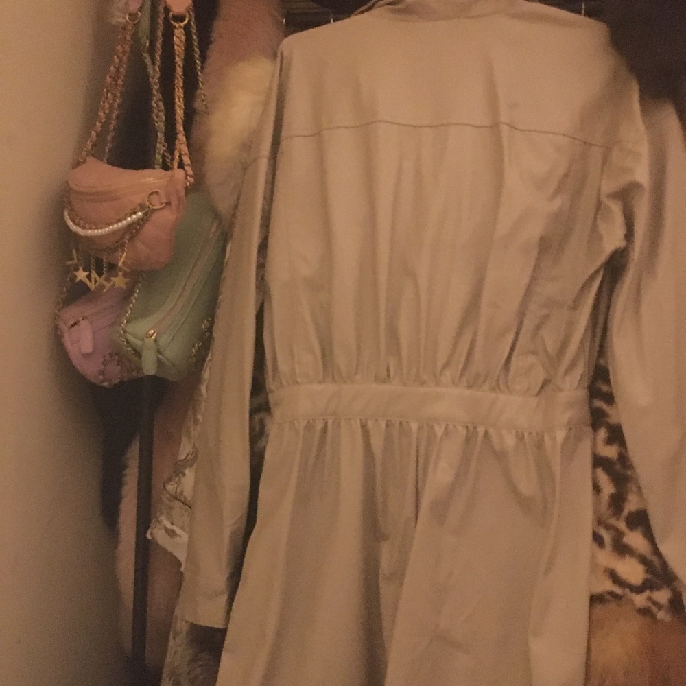 Tan leather fashion nova romper bnwt size large - Picture 3 of 3